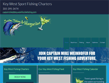 Tablet Screenshot of keywest-fishing.com